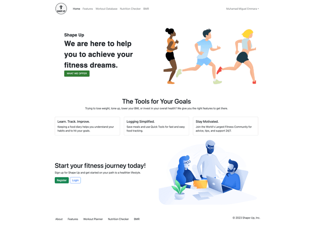 Shape Up – MERN Stack Web Apps